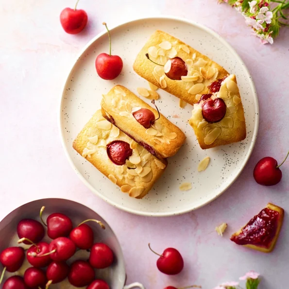 Moule 6 financiers - Financiers amandes cerises