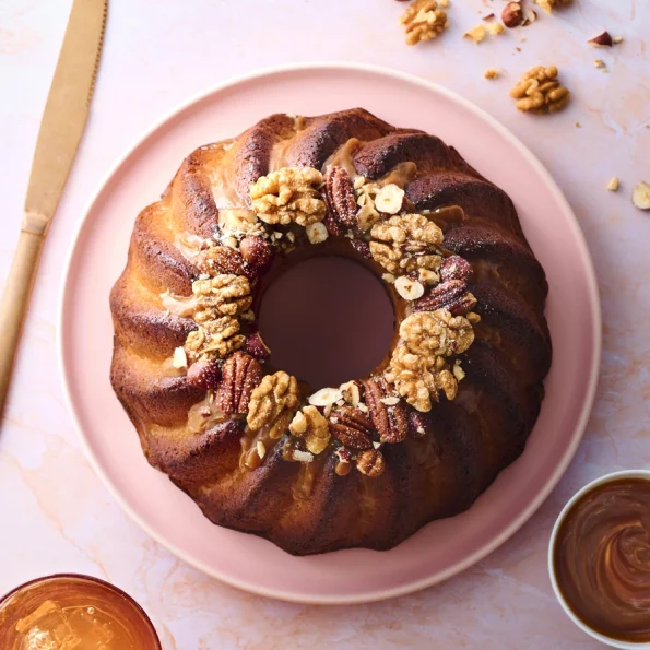 Bundt cake patate douce caramel Flexipan