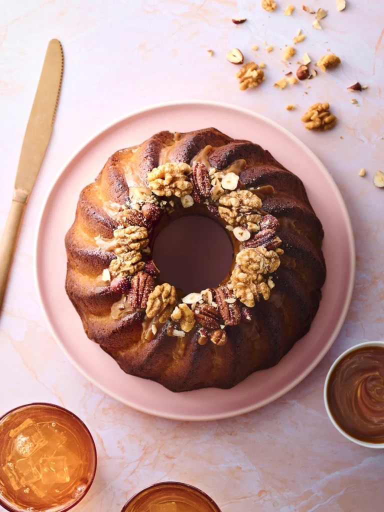 Bundt cake patate douce caramel Flexipan