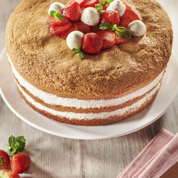 Layer cake fraises Flexipan