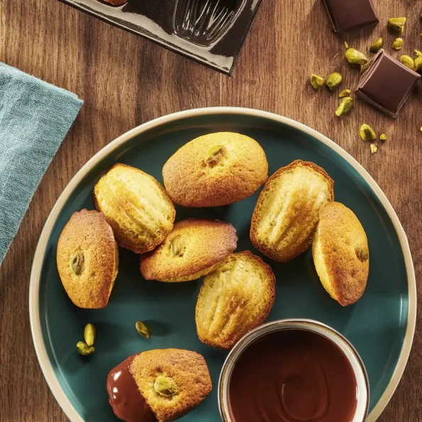 Madeleines au matcha Flexipan