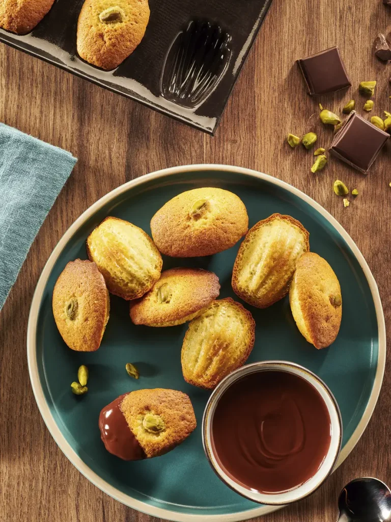 Madeleines au matcha Flexipan