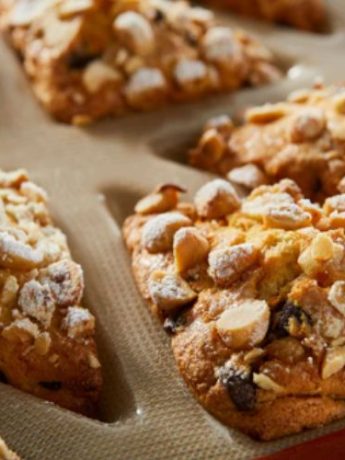 Candied Orange Bittersweet Chocolate Scones